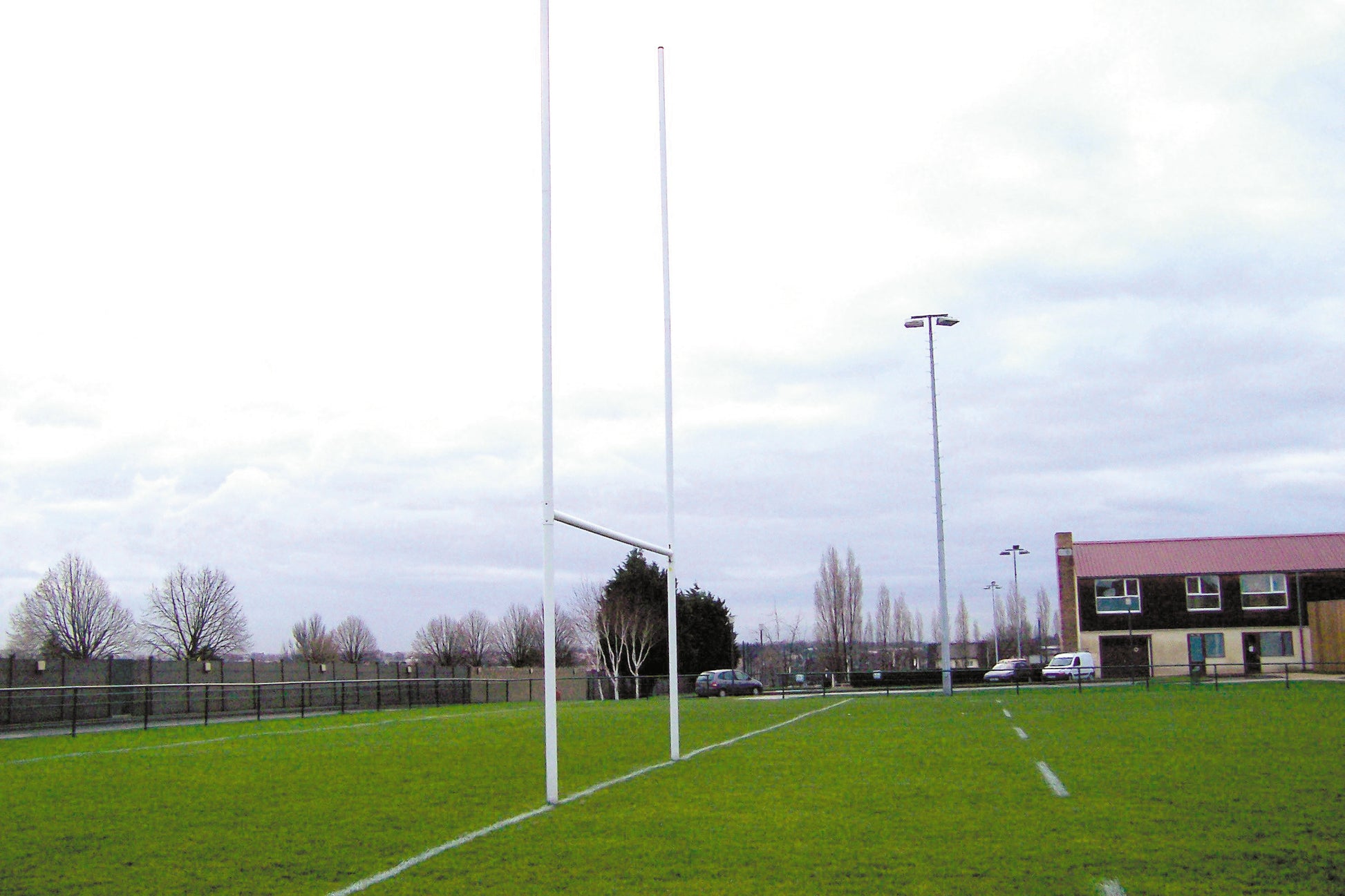 Poteaux de rugby pour but enalluminium 